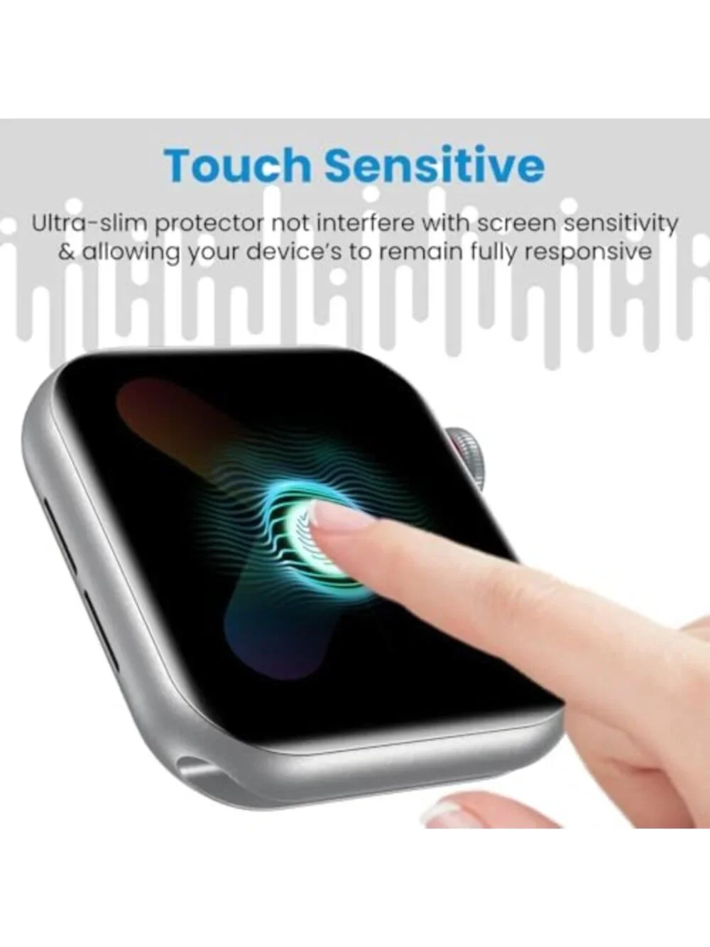8 Pack Privacy Screen Protector for Apple Watch Series 10/11 - 42mm, Anti-Glare